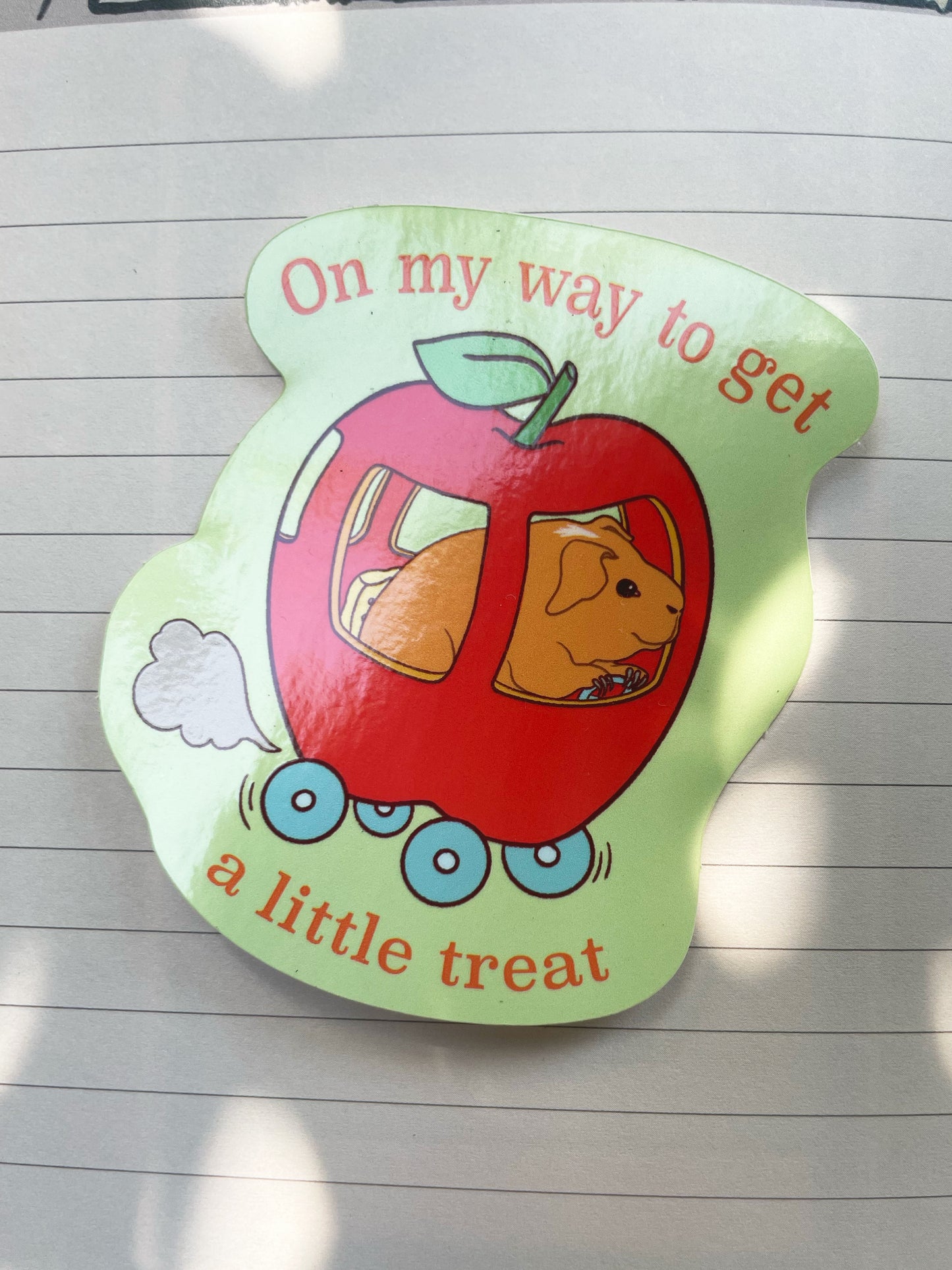 'Little treat' sticker