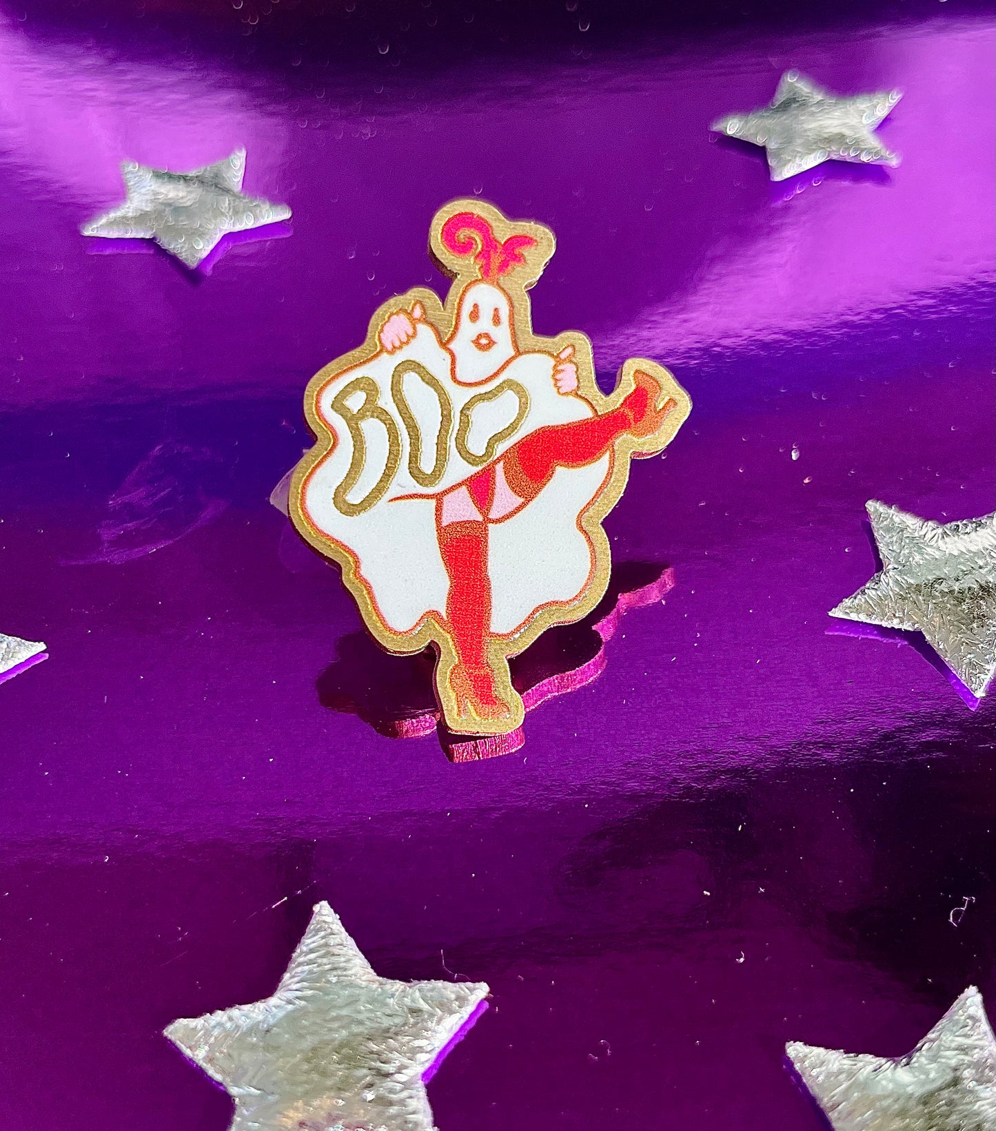 'boolinrouge' metal pin