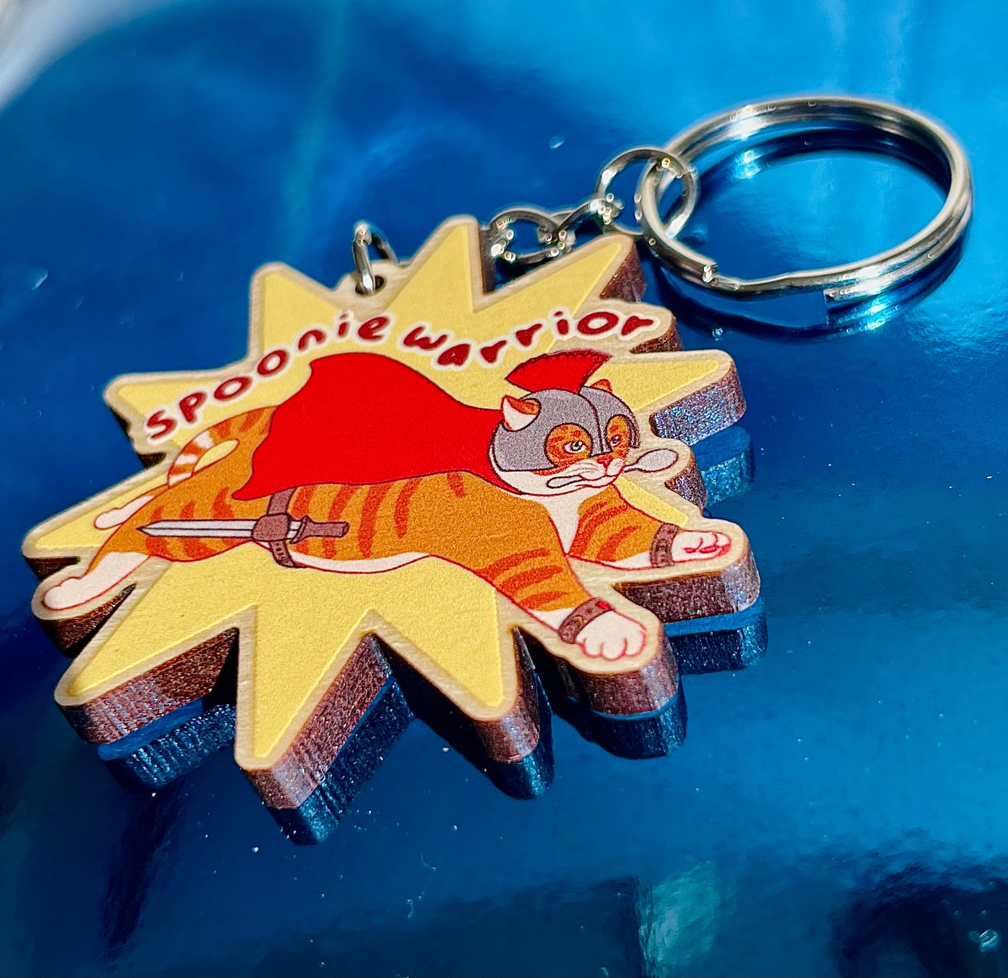 'Spoonie warrior' keychain