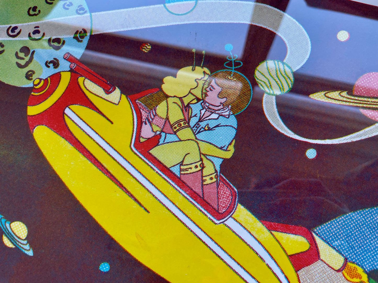 'Out of this world' riso print