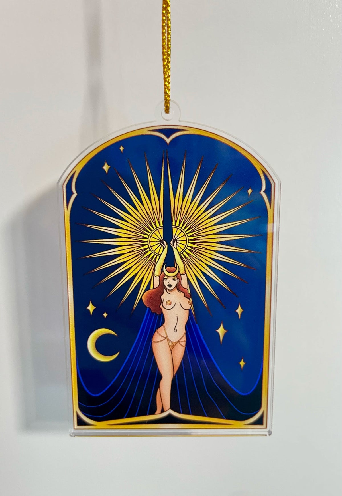 'Night goddess' Christmas ornament