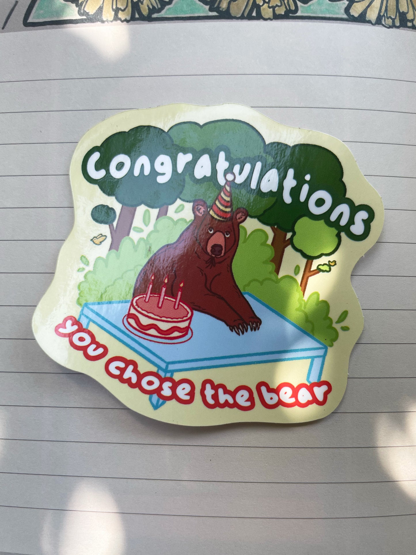 'Bear' sticker
