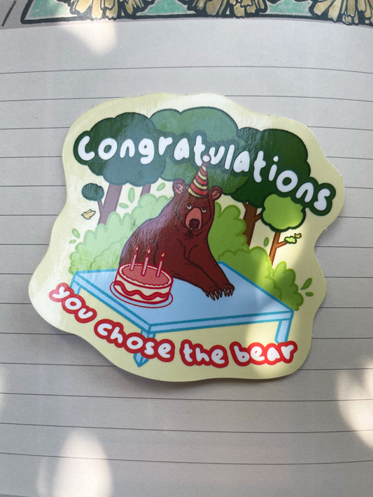 'Bear' sticker