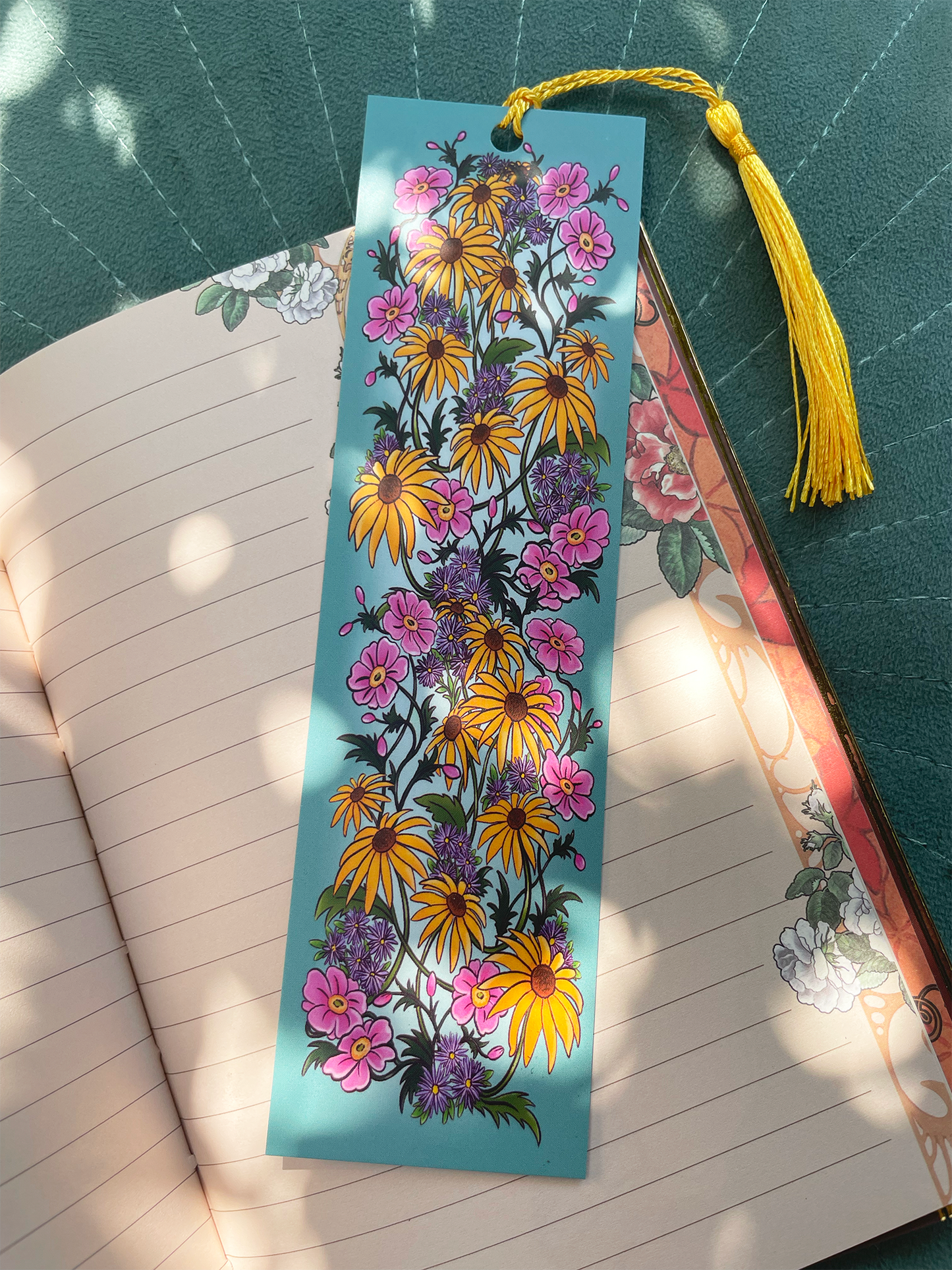'yellow flowers' Bookmark