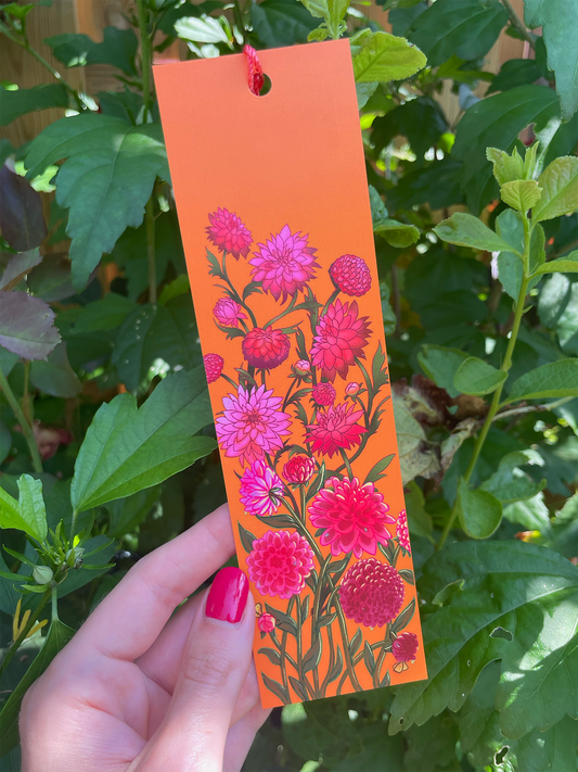 'Pink flowers' Bookmark