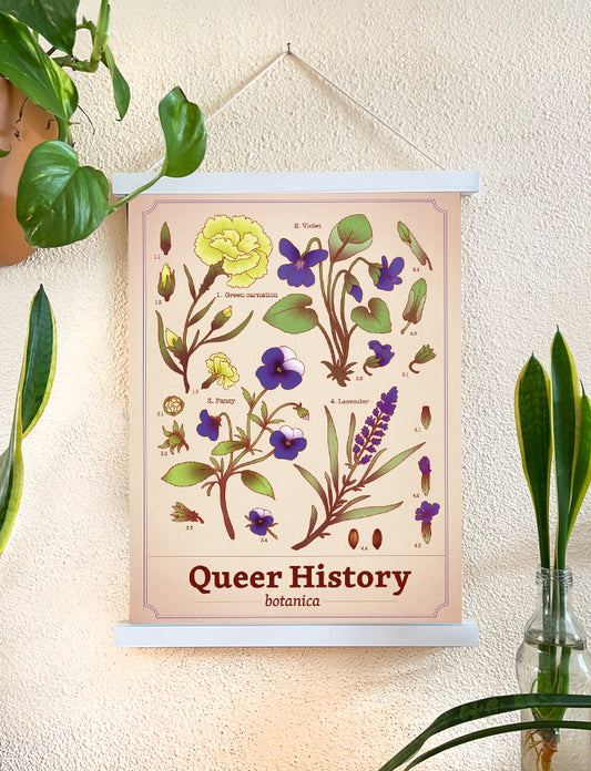 'Queer botanica' print
