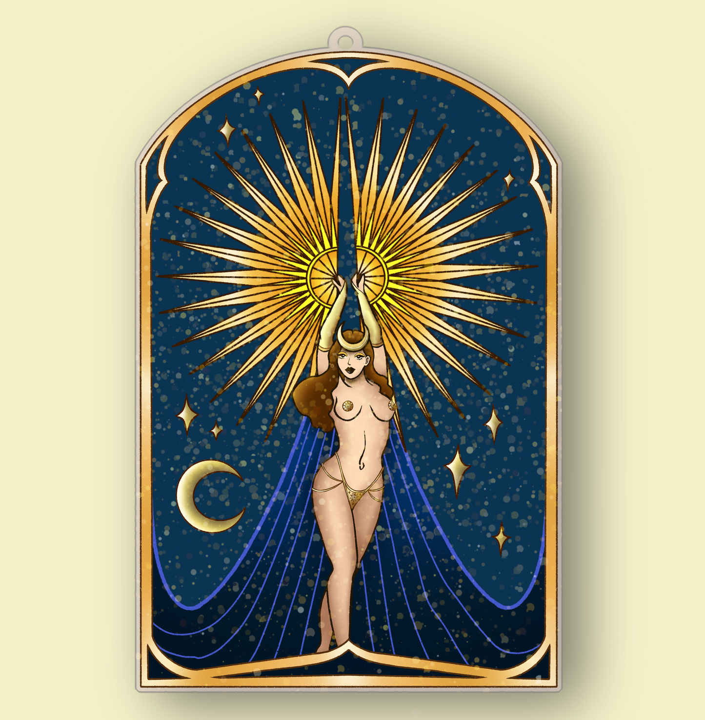 'Night goddess' Christmas ornament [Pre-order]