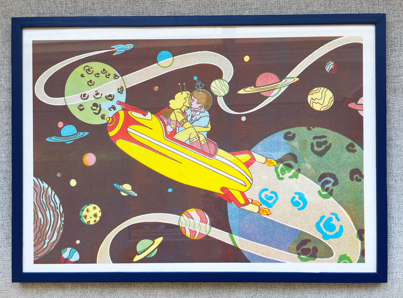 'Out of this world' riso print
